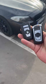 БМВ Ф10 изготовление дубликата чип ключа зажигания