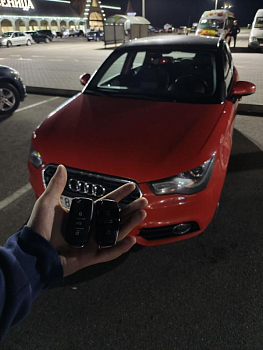 Ауди А1 изготовление дубликата чип ключа зажигания