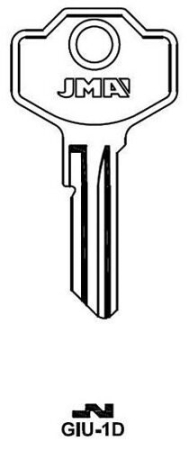 Заготовка ключа GIU-1D SM1R/IBF1 SMG10 GU1R GIS5PD Европа