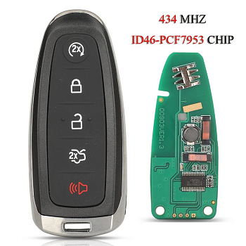 Ключ Форд Эдж, Эскейп, Экспедишн, С-Макс, Таурус, Флекс, Фокус смарт корпус с платой