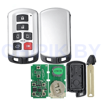 Пульт Lonsdor LT20-05 Toyota 8A+4D, 6 кнопок, паника