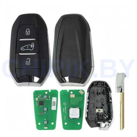 Пульт KEYDIY ZB66-3, 3 кнопки, минивэн