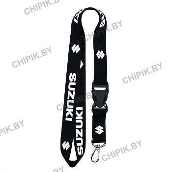 Ланьярд Сузуки Черный