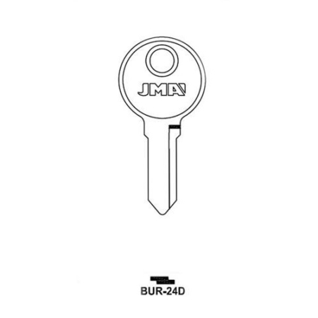 Заготовка ключа BUR-24D BUR31R BG47R BU31S Европа