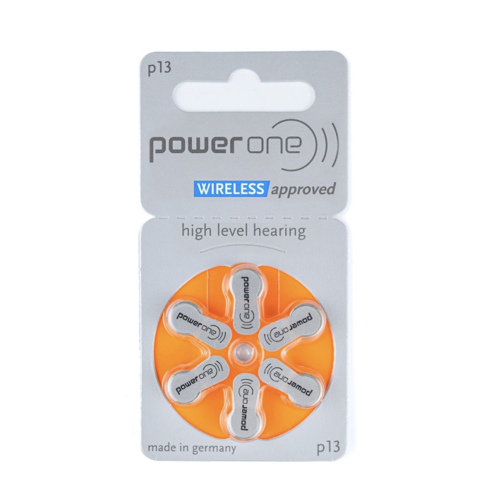 Батарейка слуховая ЗА13 ZA13 13 PowerOne VARTA