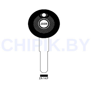 Заготовка авто ключа Дукати ZA-14.P ZA21P Европа под чип