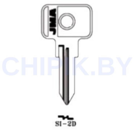 Заготовка авто ключа Фиат SI-2D SSA2R SSP2 SIA2R Европа металл