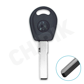Заготовка авто ключа Ауди, Фольксваген, Шкода, Сеат HU-HAA.P1 HU66P HF66P HF55P65 V66BP КНР пластик