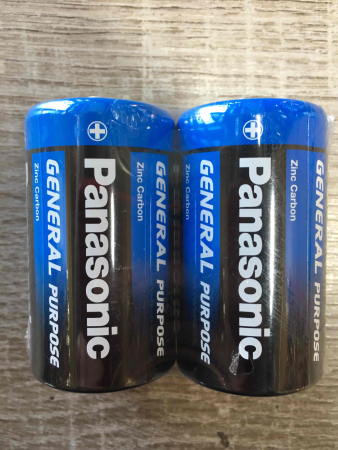 Батарейка D/R20 Panasonic соль 24 шт