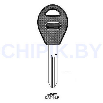 Заготовка авто ключа Ниссан DAT-15.P NSN14CP NSN14T15 DA34P NS8P92 NS34CP КНР пластик