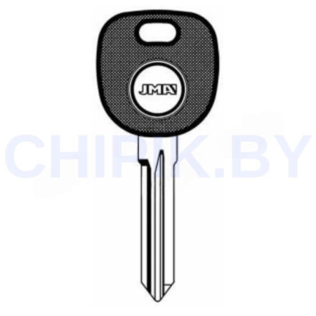 Заготовка авто ключа Бьюик, GMC GM-37P Европа под чип