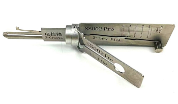 Отмычка и декодер S-образный паз для замков плоских форм