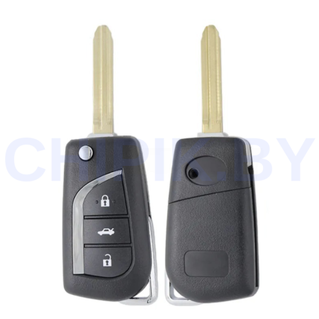 Ключ Тойота Аурис, Королла, РАВ4 выкидной корпус