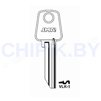 Заготовка ключа VLK-1 VLK2R Европа Заготовка ключа VLK-1 VLK2R Европа