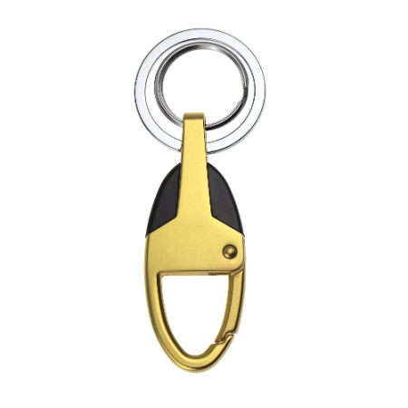 Карабин овальный с двумя кольцами для ключей
