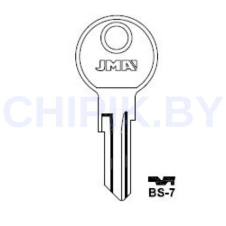 Заготовка ключа BS-7 CY12R CY22L CY65R Европа металл