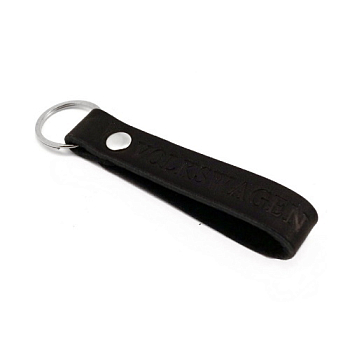 Брелок Фольксваген кожа Черный