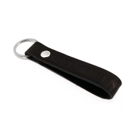 Брелок Фольксваген кожа Черный