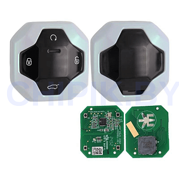 Ключ Джетур Т2 смарт корпус с платой, Оригинал