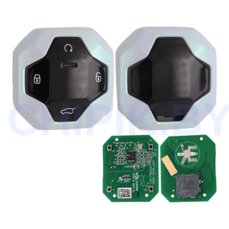 Ключ Джетур Т2 смарт корпус с платой, Оригинал