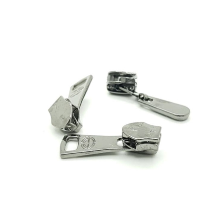 Бегунок Спираль 7, Темный никель Бегунок Спираль 7, Темный никель