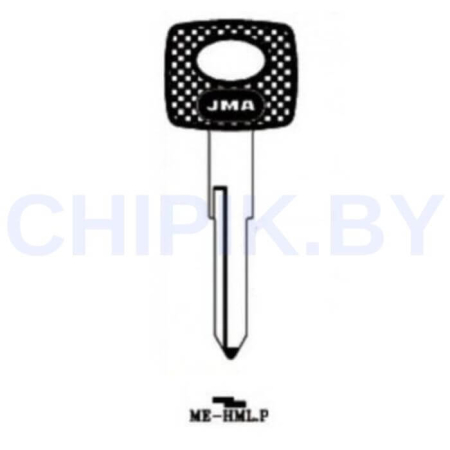 Заготовка авто ключа Мерседес ME-HML.P YM15T5 HU72RP HF67LP YMNFP Европа под чип