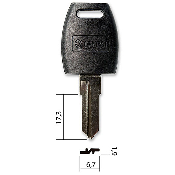 Заготовка ключа MER-21D MR31R MER35R CL1P КНР Заготовка ключа MER-21D MR31R MER35R CL1P КНР