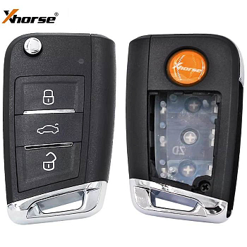 Корпус Xhorse XEMQB1EN, 3 кнопки, без лезвия