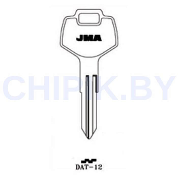 Заготовка авто ключа Ниссан DAT-12 DAT13 DA22 DT7 Европа металл