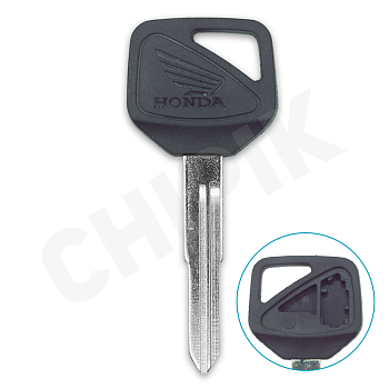 Заготовка авто ключа Хонда HOND-24.P1 HON70 HD55P КНР под чип