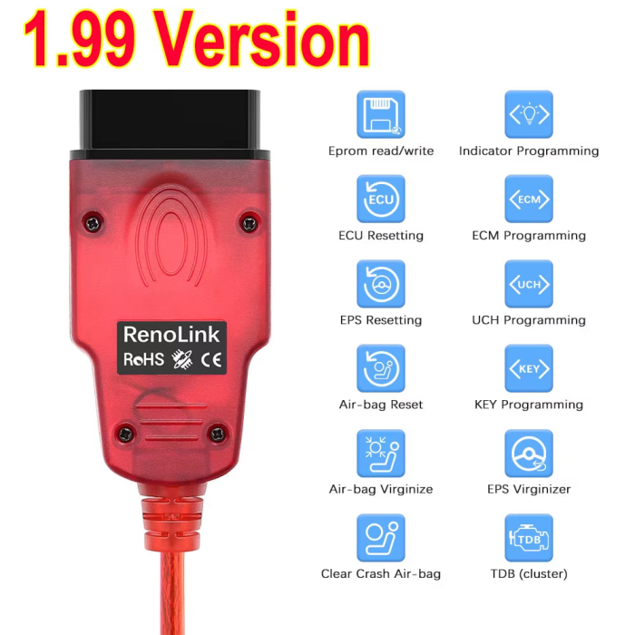 Кабель Renolink V1.99 для 7 Windous Кабель Renolink V1.99 для 7 Windous