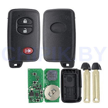 Пульт KEYDIY TIB03-4, 3 кнопки, паника, с чипом 8A 4D, для KD-X2, KD MAX, KDX4