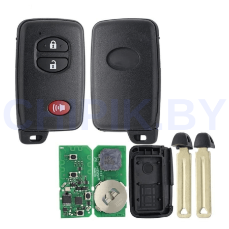 Пульт KEYDIY TIB03-4, 3 кнопки, паника, с чипом 8A 4D, для KD-X2, KD MAX, KDX4