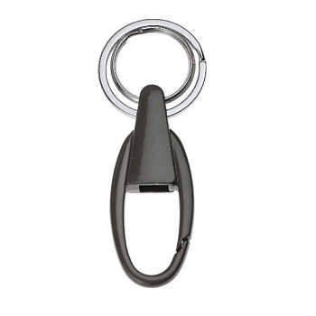 Карабин овальный с двумя кольцами для ключей
