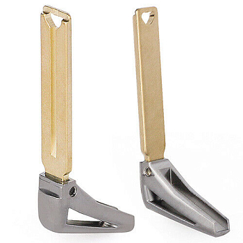 Лезвие Лексус ES, UX, LS, GX для смарт ключа хром