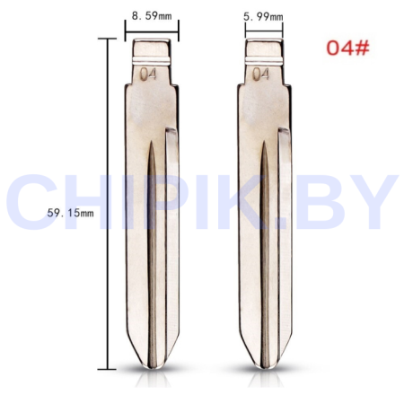 Лезвие Крайслер, Джип, Додж, Хаммер 04 CY62, CY24