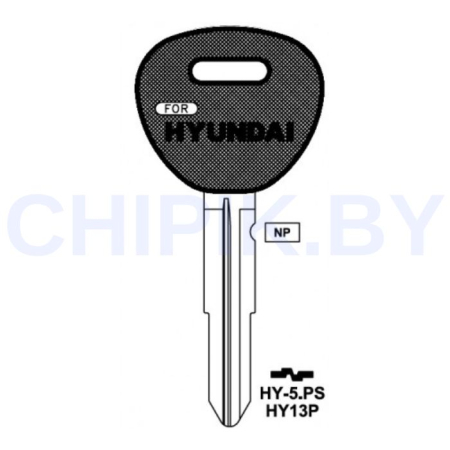 Заготовка авто ключа Сузуки HY-5.P HYN10BP HUN11P HYN6P77 HY10P КНР пластик