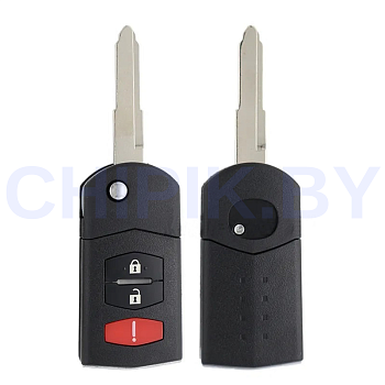 Ключ Мазда 3, 5, 6, CX-7, CX-9 выкидной корпус Ключ Мазда 3, 5, 6, CX-7, CX-9 выкидной корпус