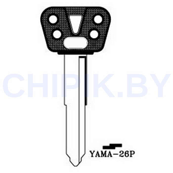 Ключ мотоцикла Ямаха YAMA-26.P YH35BP YM42BP YA34P112 КНР пластик Ключ мотоцикла Ямаха YAMA-26.P YH35BP YM42BP YA34P112 КНР пластик