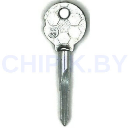 Заготовка ключ крест KR-63 Ø6мм, 1.4х0.9х20мм Заготовка ключ крест KR-63 Ø6мм, 1.4х0.9х20мм