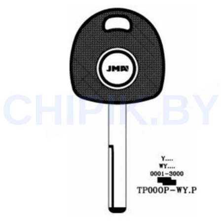Заготовка авто ключа Опель OP-WY.P YM22P YM27TO VX3TK VX40P Европа под чип