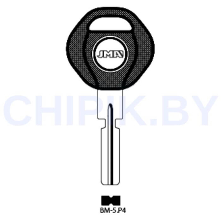 Заготовка авто ключа БМВ BM-5.P4 HF48P Европа под чип