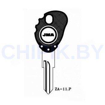 Заготовка авто ключа Фиат, Ивеко ZA-11P ZD24R Европа под чип