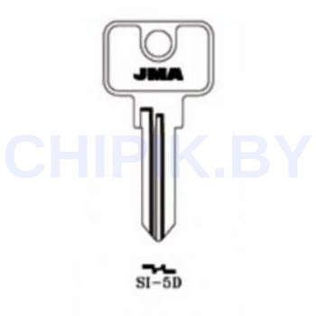 Заготовка авто ключа Фиат SI-5D SSA5R SSP5L SIA5R Европа металл
