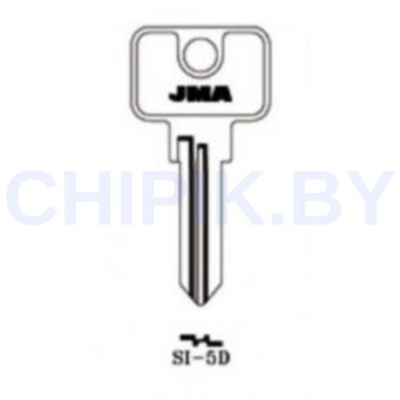 Заготовка авто ключа Фиат SI-5D SSA5R SSP5L SIA5R Европа металл