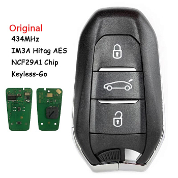 Ключ Пежо 5008, 508 смарт корпус с платой