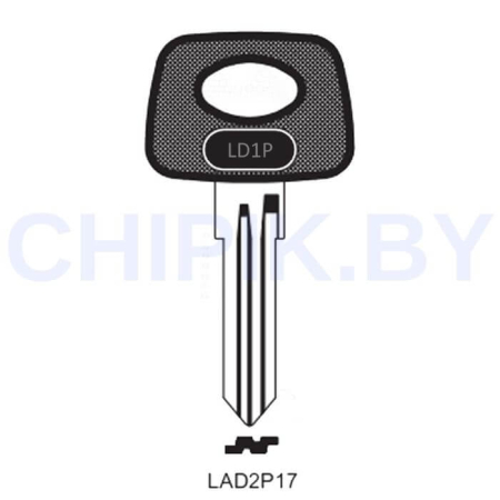 Заготовка авто ключа Лада LA-2.P LD1P LAD3LP LAD2P17  КНР пластик Заготовка авто ключа Лада LA-2.P LD1P LAD3LP LAD2P17  КНР пластик