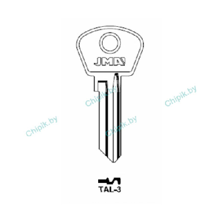 Заготовка ключа TAL-3 VSR1R 0006s Европа