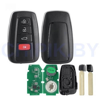 Пульт Lonsdor LT32-01 Toyota, chip 4A, 4 кнопки, седан, паника