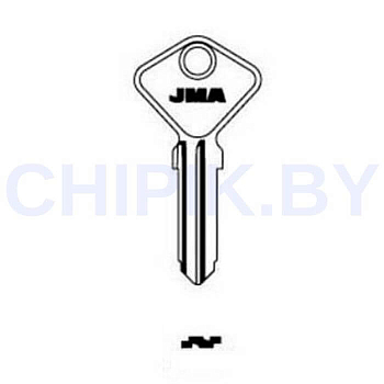 Заготовка авто ключа Фиат AF-6D AF4B FA8 Европа металл